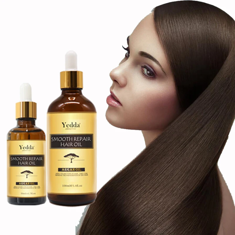 Private label wholesale hair straightening oil guangzhou l&y Organic Argan hair Oil bulk aceite de argn al por mayor