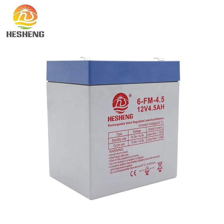 
High quality12V4.5AH sealed deep cycle lead acid battery 