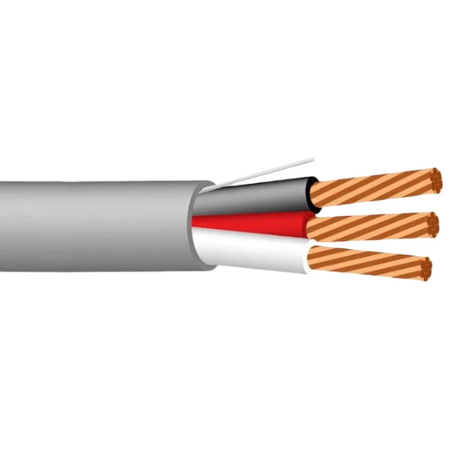 Heavy Duty Armored Security Cable 8Core 14AWG Solid Copper with Steel Wire Mesh and PE Jacket for Outdoor Applications