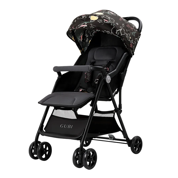 Source Factory Goods Baby Stroller Ultra-Light Umbrella Car Can Sit And Lie Down And Fold 3 in 1 Cheap Baby Stroller