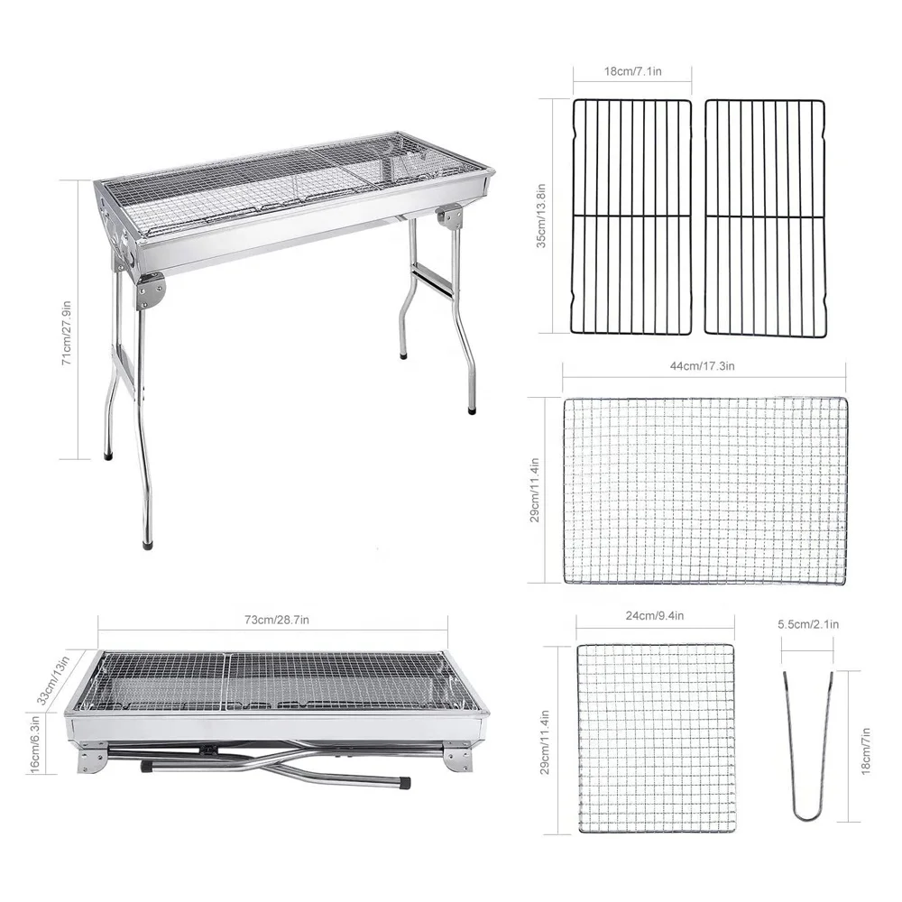 Portable Camping Cheap Manufacturer Outdoor Functional Foldable Barbecue Grill Machine For Sale