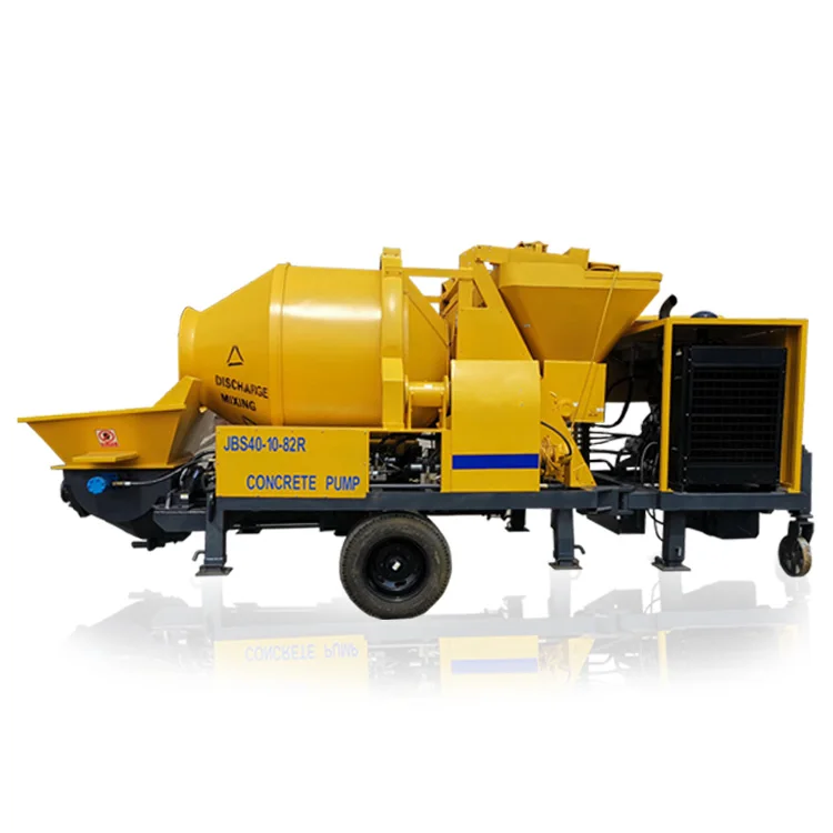 factory price mini concrete mixer screed pump machine