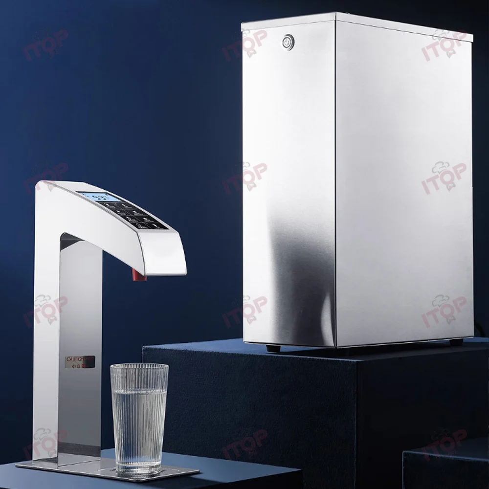 Professional Shop Use Smart Under Counter STEP HEATING Hot Water Dispenser Tap Hot Water Boiler With Touch Control Panel