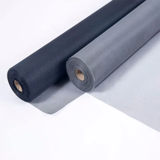 Stock PVC Coated Fiberglass Mesh Anti Mosquito Window Screen