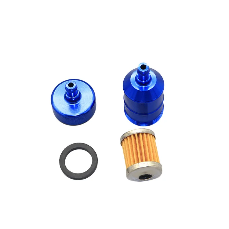 Aluminum alloy oil filter modified electric motorcycle spare parts gasoline filter