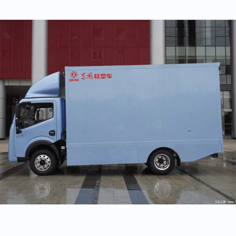 Hot Selling Dongfeng 18.5CBM  Single Cabin  Pure Electric Van Cargo Truck