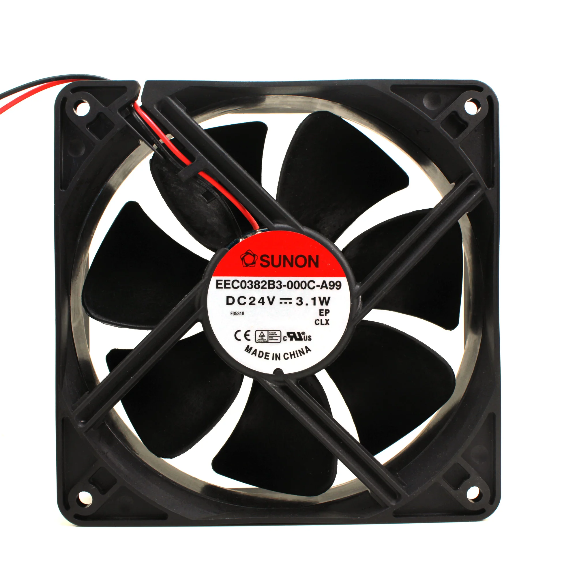 New Sunon EEC0382B3-000C-A99 12038 24V 12CM ultra-quiet cooling fan
