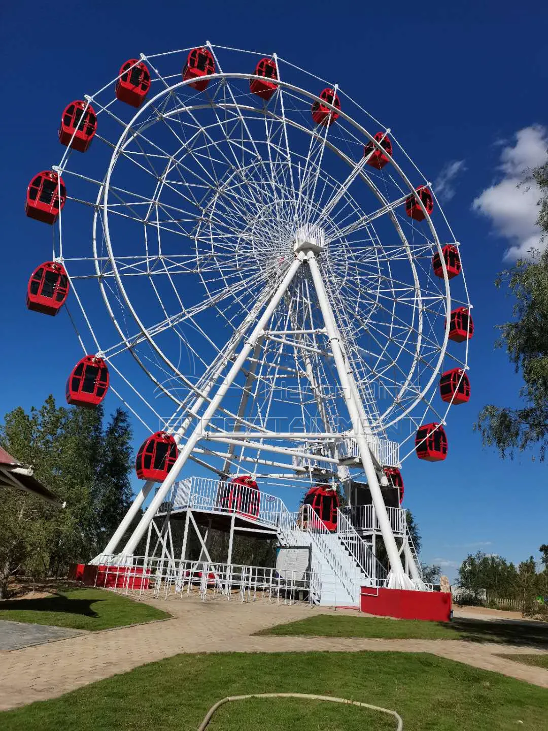 high quality  amusement equipment ferris wheel ring charming ferris wheel for sale
