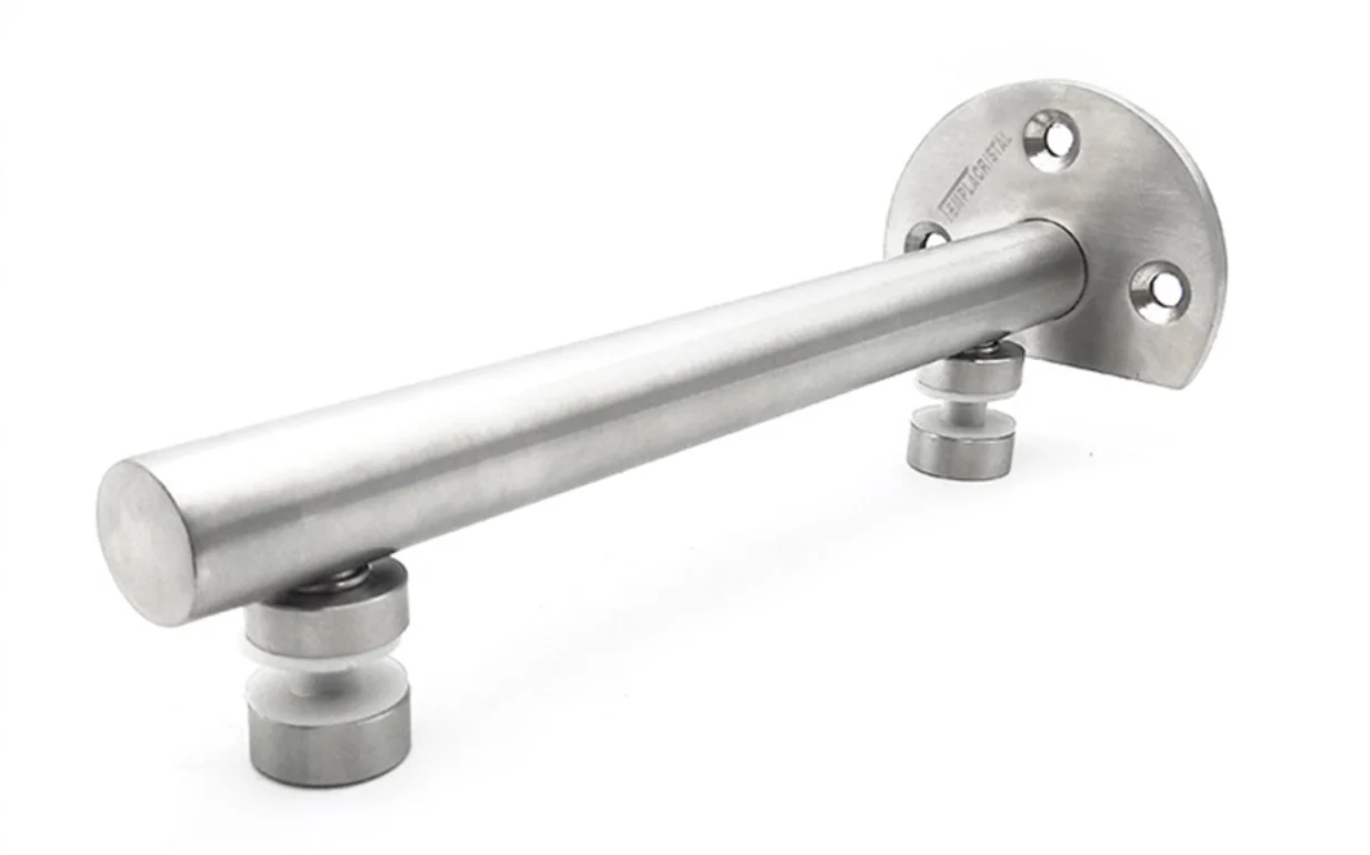Stainless Steel 304/316 Fence Balcony Stair Hand Rail Balustrade Fittings Glass Railing Bracket Oval Spigot Clamp