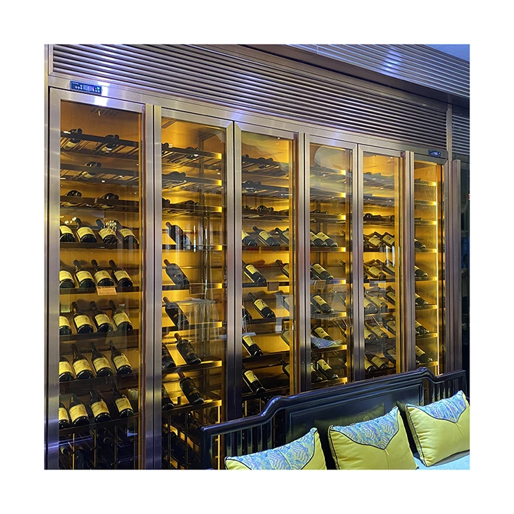 Bottle Racks Wine Shops Display Decoration Showcase for Liquor Wine Shop