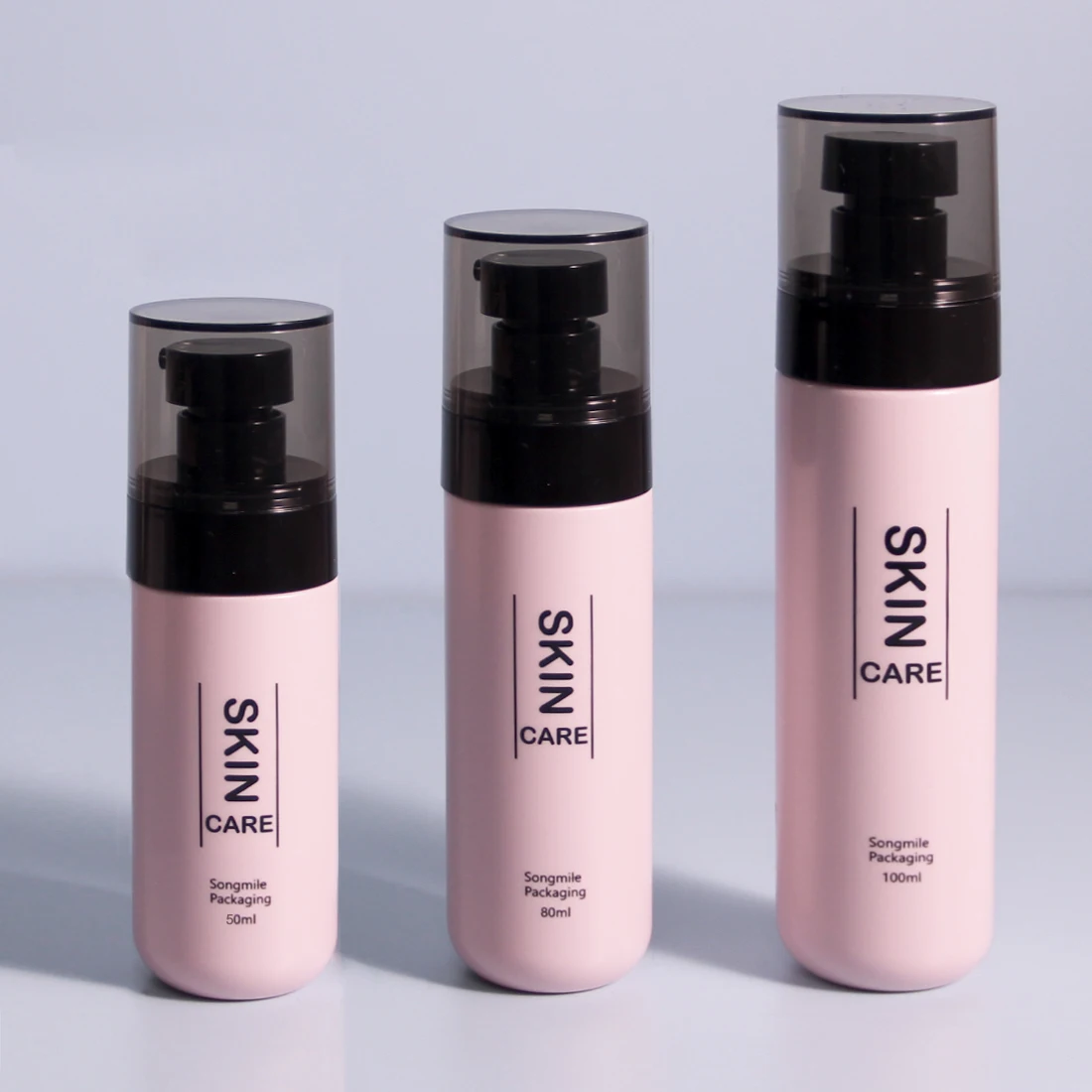 New hot sale 50ml 80ml 100ml  luxury skincare packaging face creams and serums airless cream pump bottle for lotion cosmetic