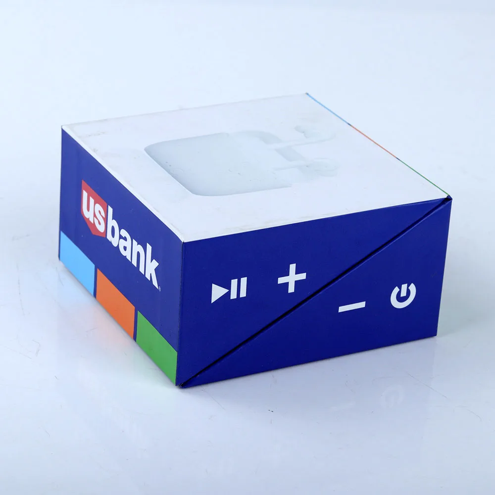 Delicate Design Flip Lid Recyclable Cardboard Gift Box Custom Logo funky Wireless Headset Phone Accessories Packaging Box