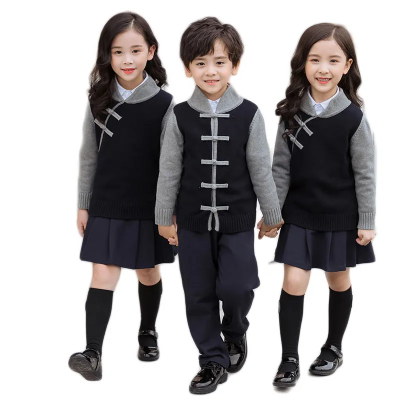 wholesale custom new models kids wear kindergarten school uniforms