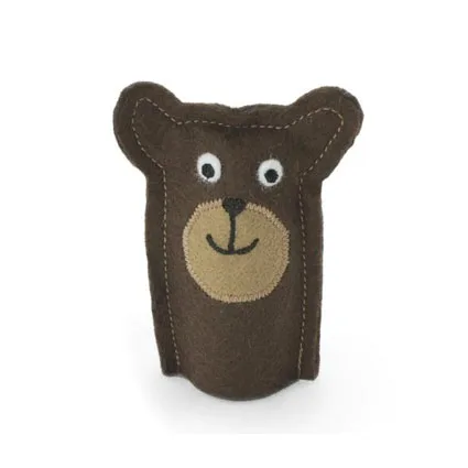 Eco-friendly handmade Animal owl felt  finger puppet