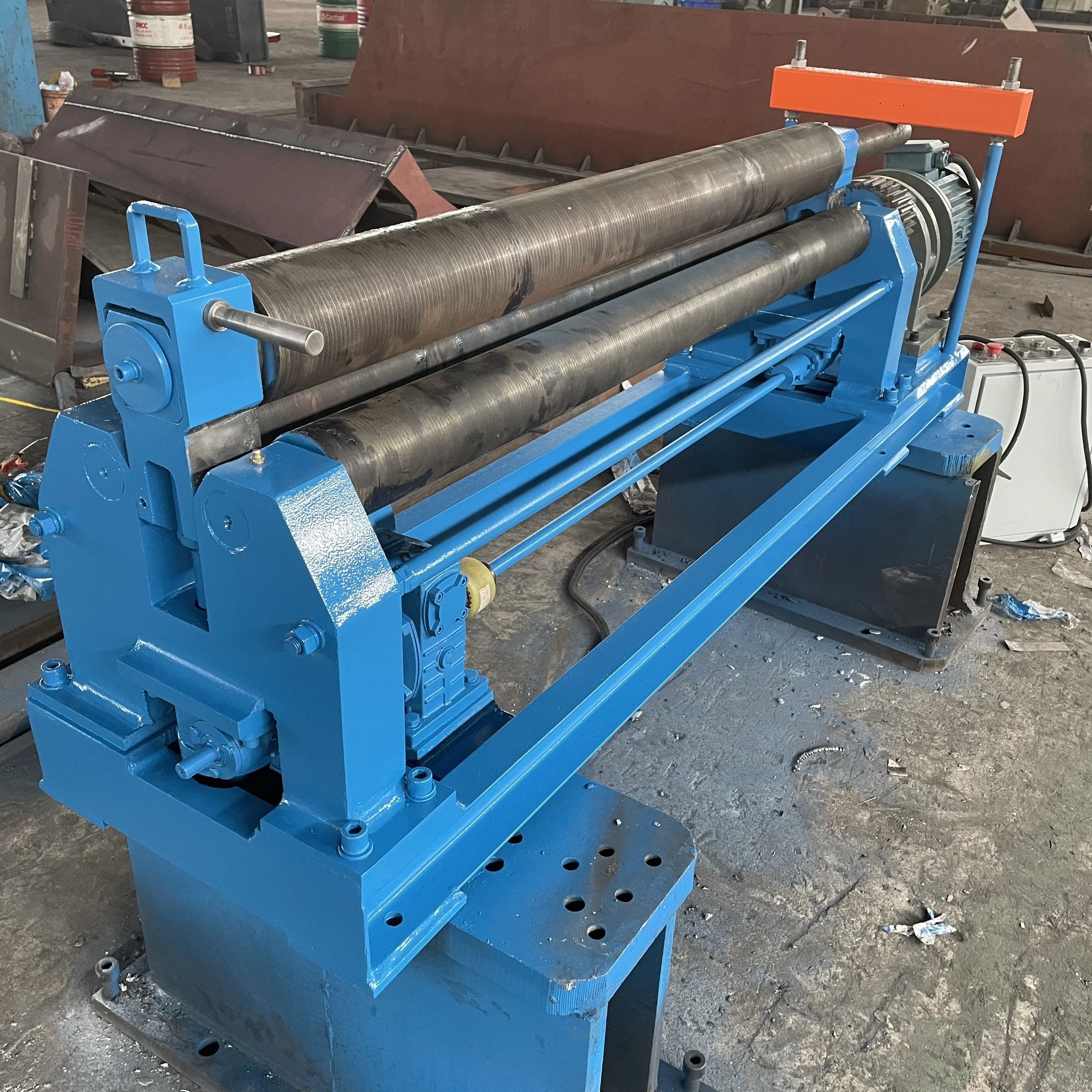 Low cost Mechanical 3 rolls Rolling Pipe Bending Machine W11-2x1300mm