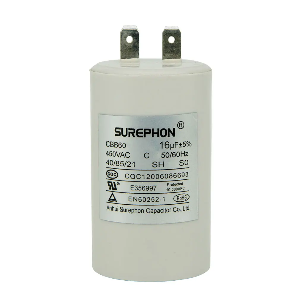 Factory Direct Sales 450V Cbb61 Terminal Ceiling Fan Motor Running Capacitor
