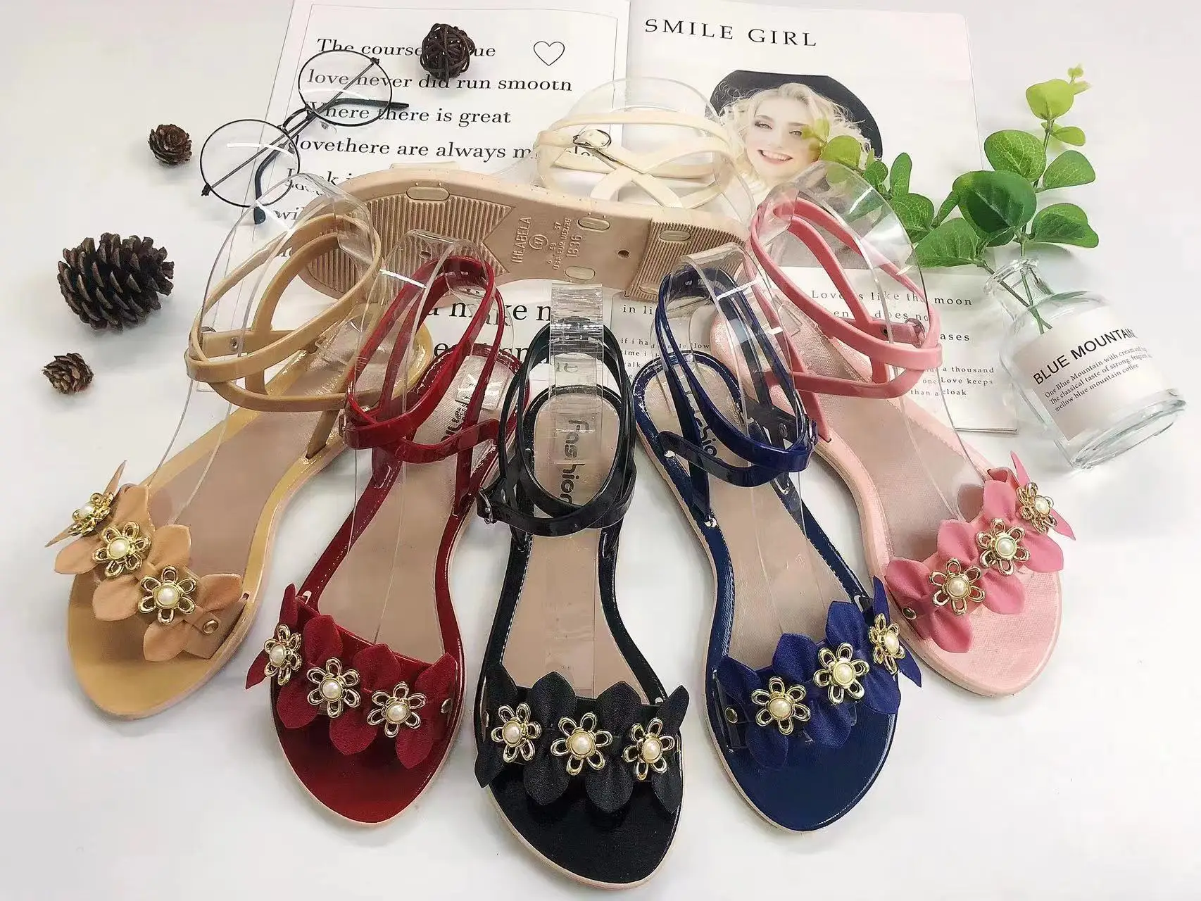 Factory Fuzzy Sandals Slippers Ladies Summer Classic Chappal Women Anti-slip Low Price Sandals