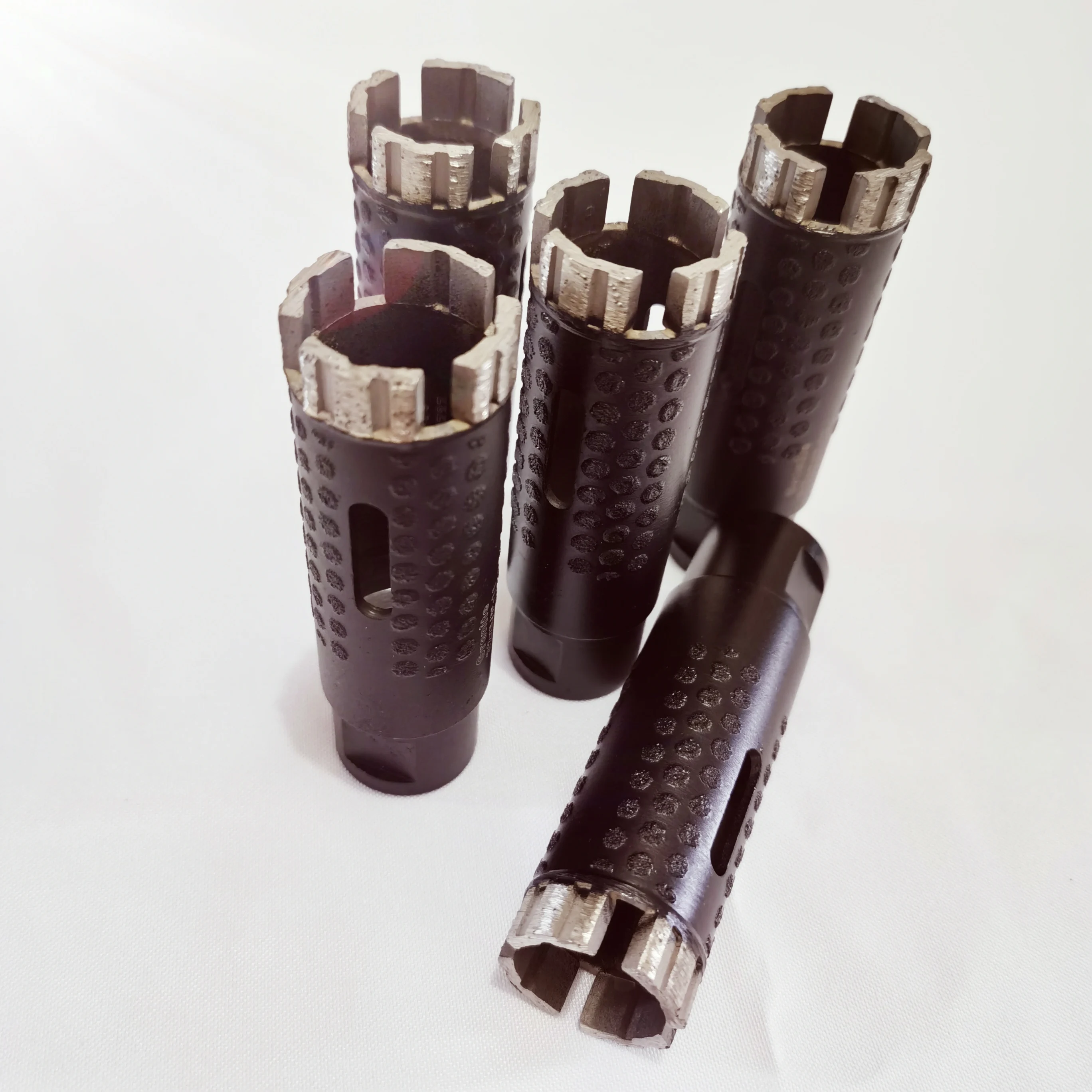 
Laser welding dry use core diamond drill bits for granite with protect teeth D32*104L 