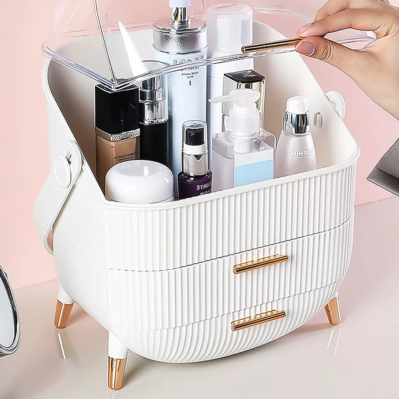 Box Desktop Organizer Drawer Makeup Organizer Stackable Jewelry Container Large Size House Storage Gf207