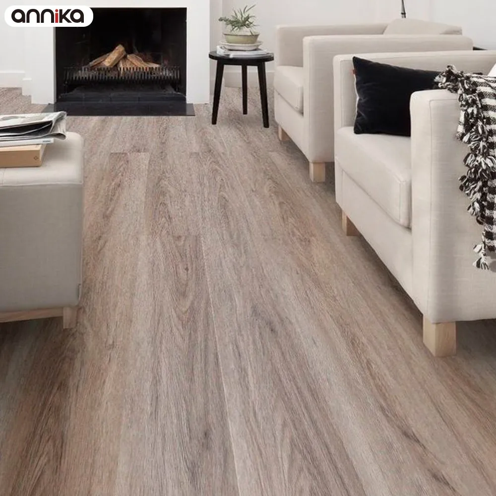 Waterproof Dance Stone Plastic Hybrid Wood Grain Laminate Tile Spc Click Flooring Vinyl Plank Prices