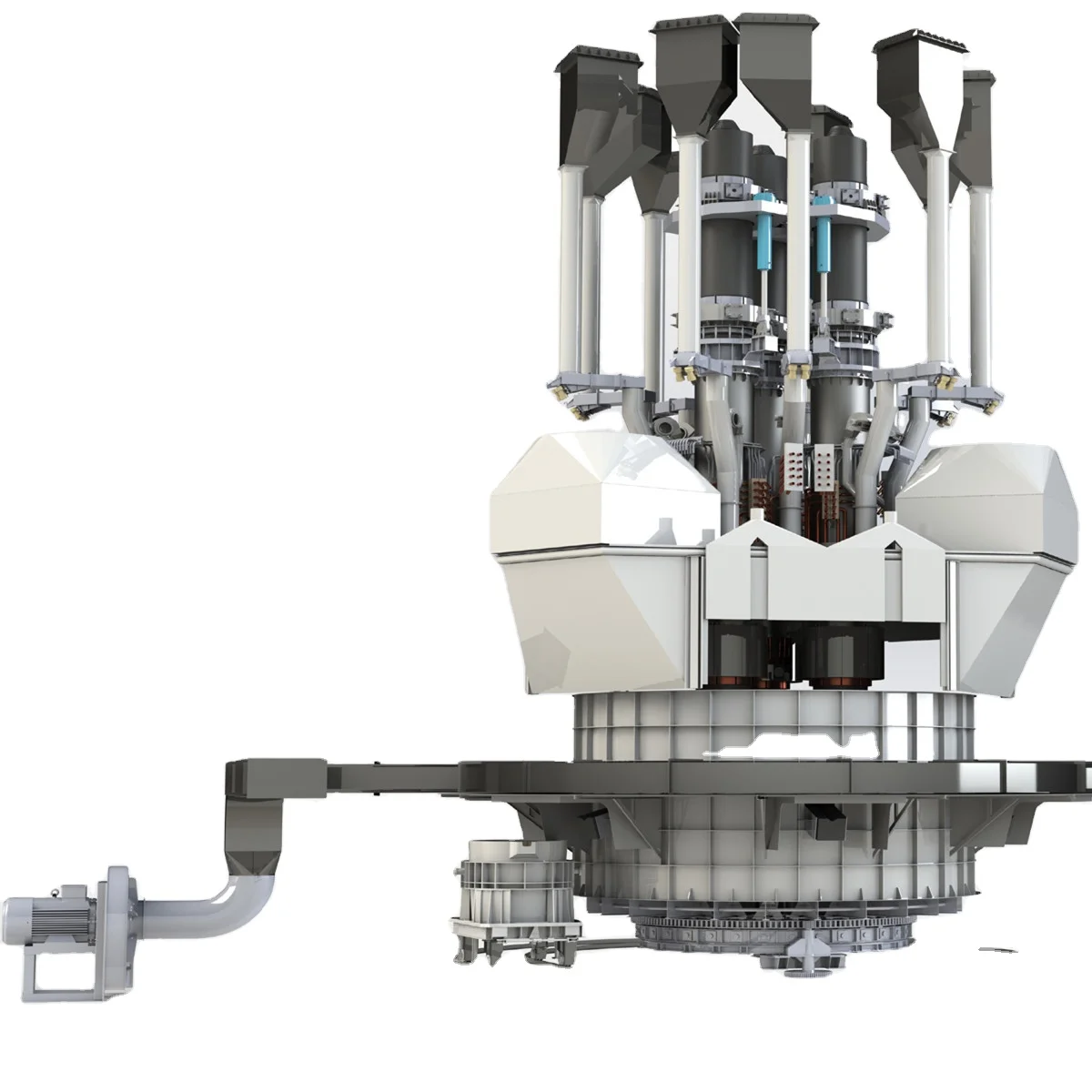 Ore-smelting electric furnace for ferroalloy
