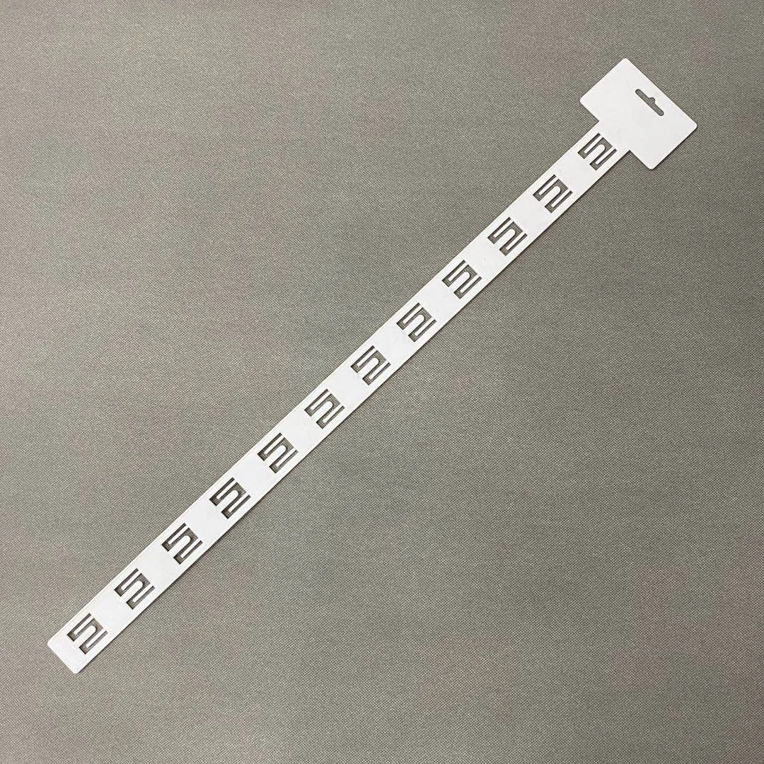 
High quality transparent supermarket display clip strip and Support LOGO printing plastic hanging clip strip 