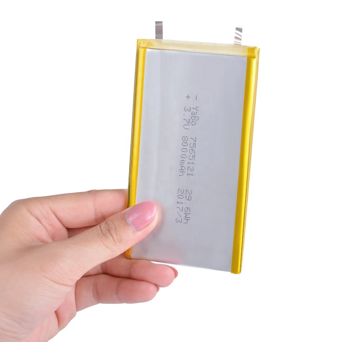 Wholesale Li-Lon Battery Cell 3.7V 3.85V 350Mah  2600Mah Lithium Polymer  Tie Cable Tie Down Strap Colors Lipo Battery