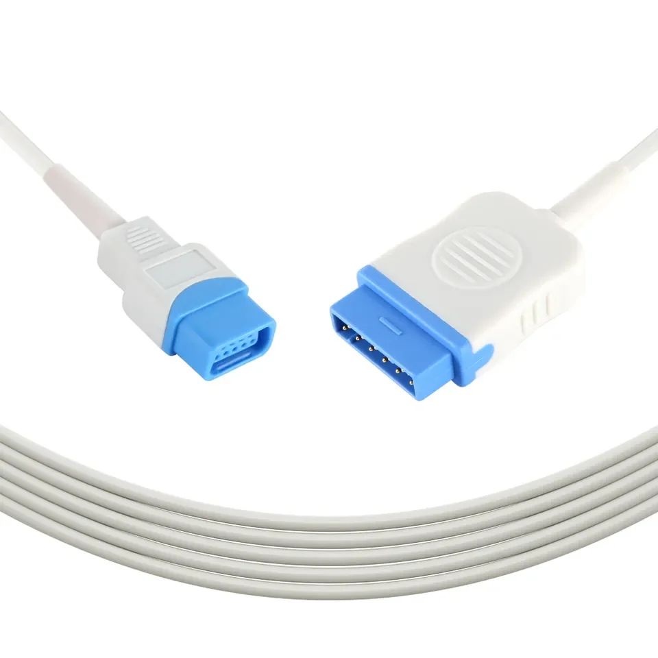 Совместимый с адаптерным кабелем GE Healthcare Carescape B650/ V100 Spo2 многоразовый Адаптерный кабель для использования в больницах