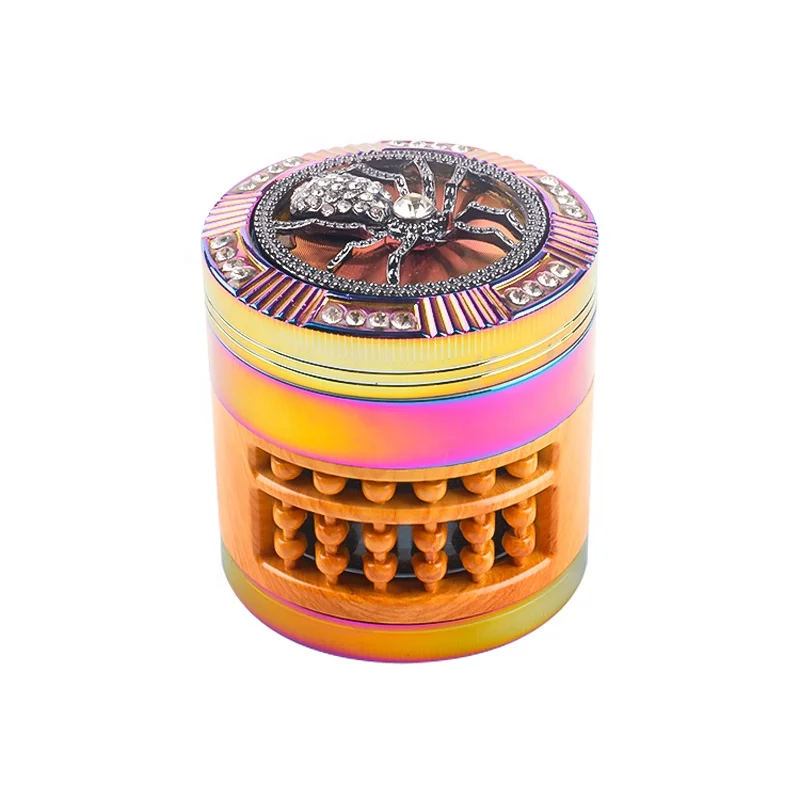 High-efficiency Zinc Alloy Shredder Herb Grinder Stronger Grip With Cleaning Brush Sharpstone Grinder