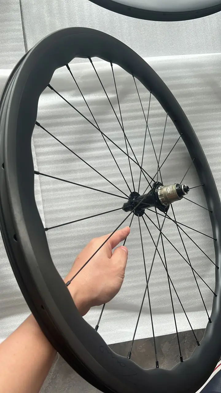Carbon bicycle Wheelset 35/38/45/50/55/60/88mm depth 700C 25mm wide UltLight cycle carbon rim DISC brake rarchet system  wheels