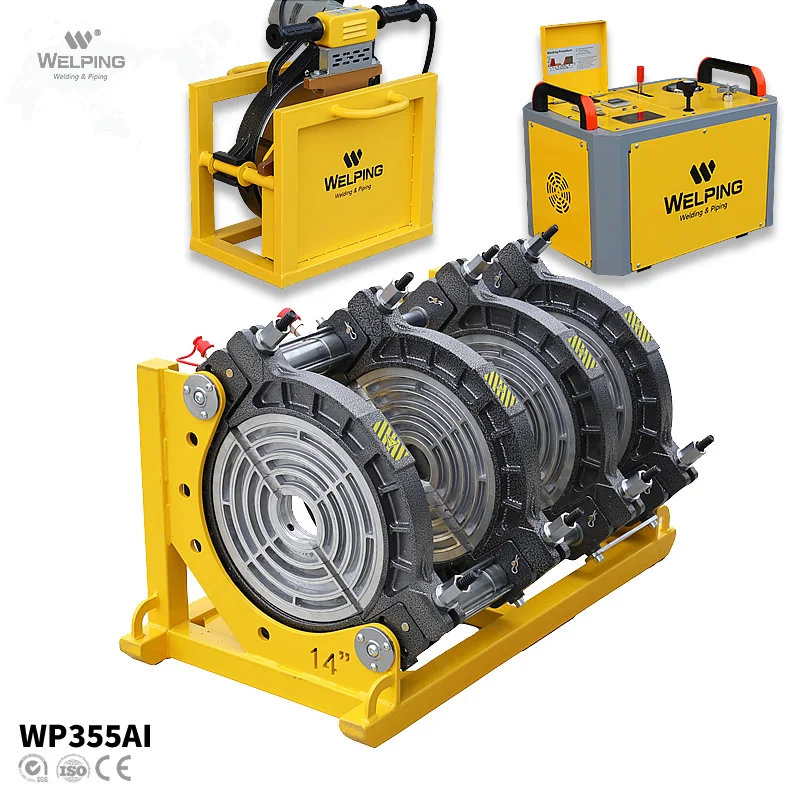 8 12 14 дюймов Hdpe трубы сварочный аппарат термофузионная машина