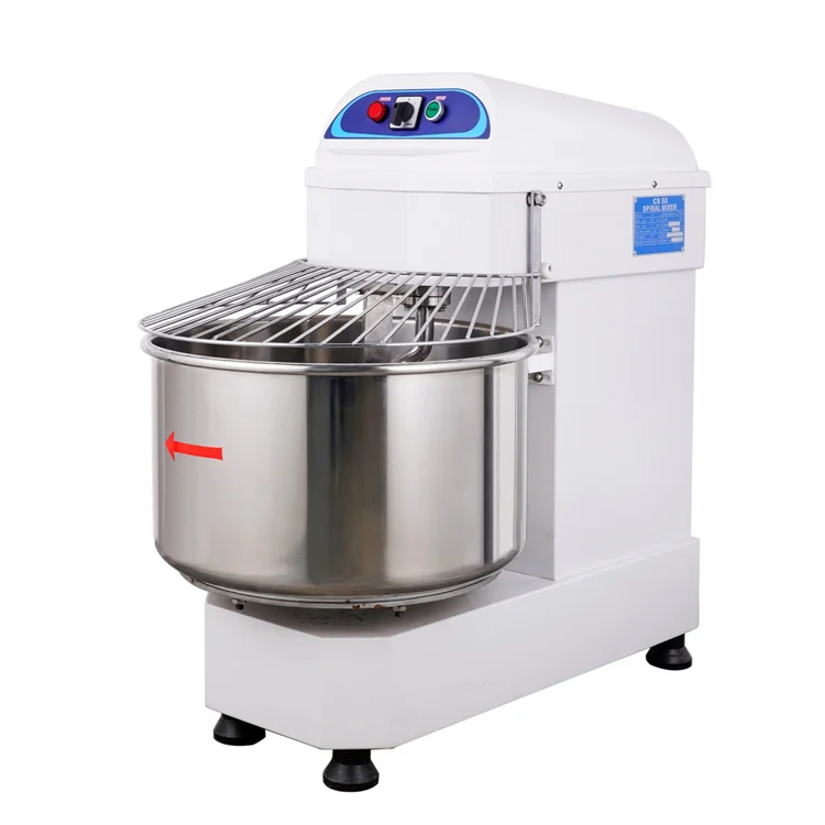 Kitchen appliance baking machines pizza cake food mixer 64L 25KG electric floor spiral dough mixer at great price