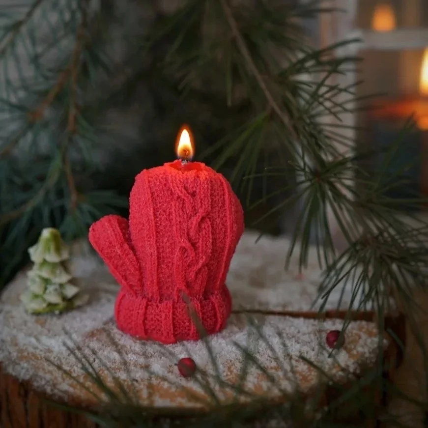 
Morandi creative Christmas aromatherapy colorful candle soy wax for gift 