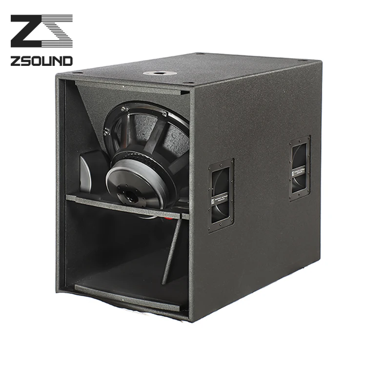 ZSOUND колонки аудиосистемы звук Профессиональный для ди-Джея свет система линейного массива 18 дюймов коробка