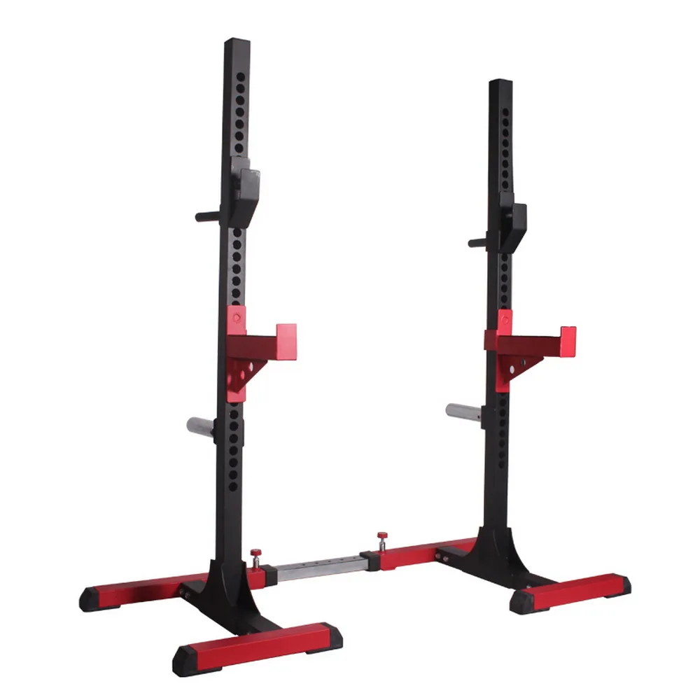 cheapest red plegable chin fitness equipment double sided squat rack commercial