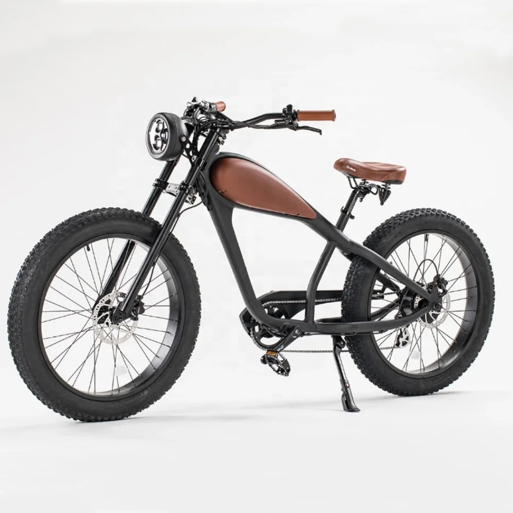 1000w Electric Bike 800w Fat Tire Bicycle Beach Cruise E-bike All Terrain Offroad Ebike Bicycle