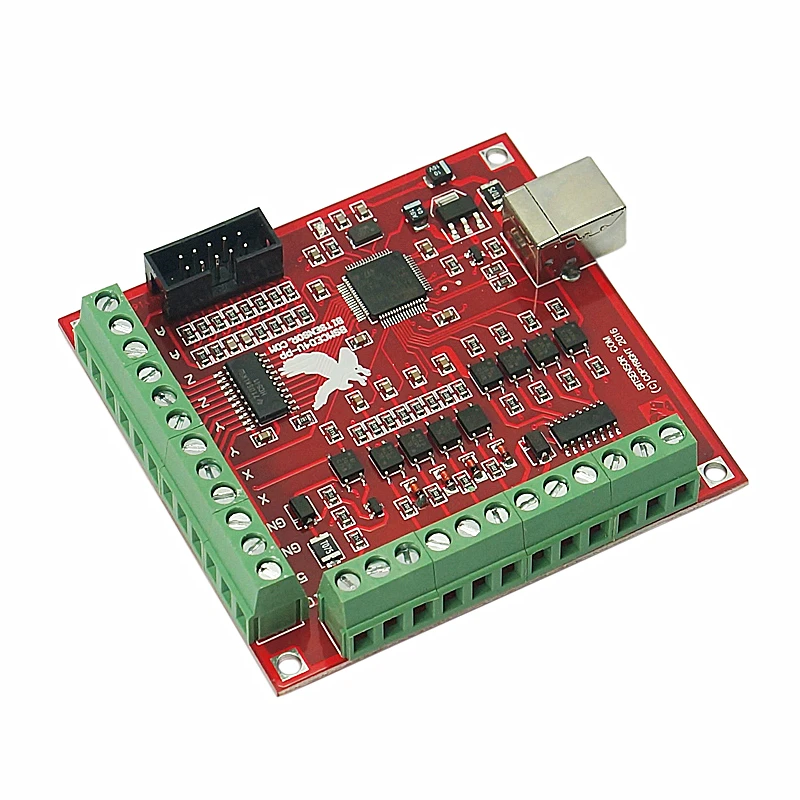 CNC MACH3 4 Axis 100Khz Breakout Board USB 4 Axis Interface Driver Motion Controller