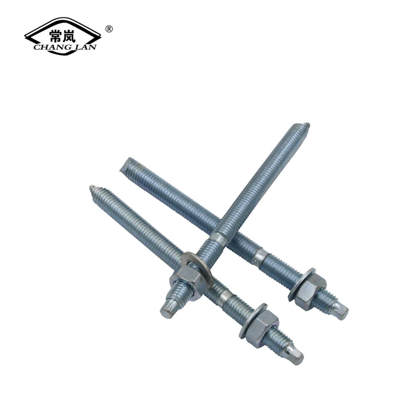 M12 Zinc plated chemical anchor bolt