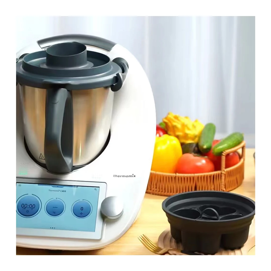 Foldable Silicone Egg Poachers BPA Free Egg Mold Egg Boiler Molds For Thermomixe TM6 TM5 TM31 Accessories