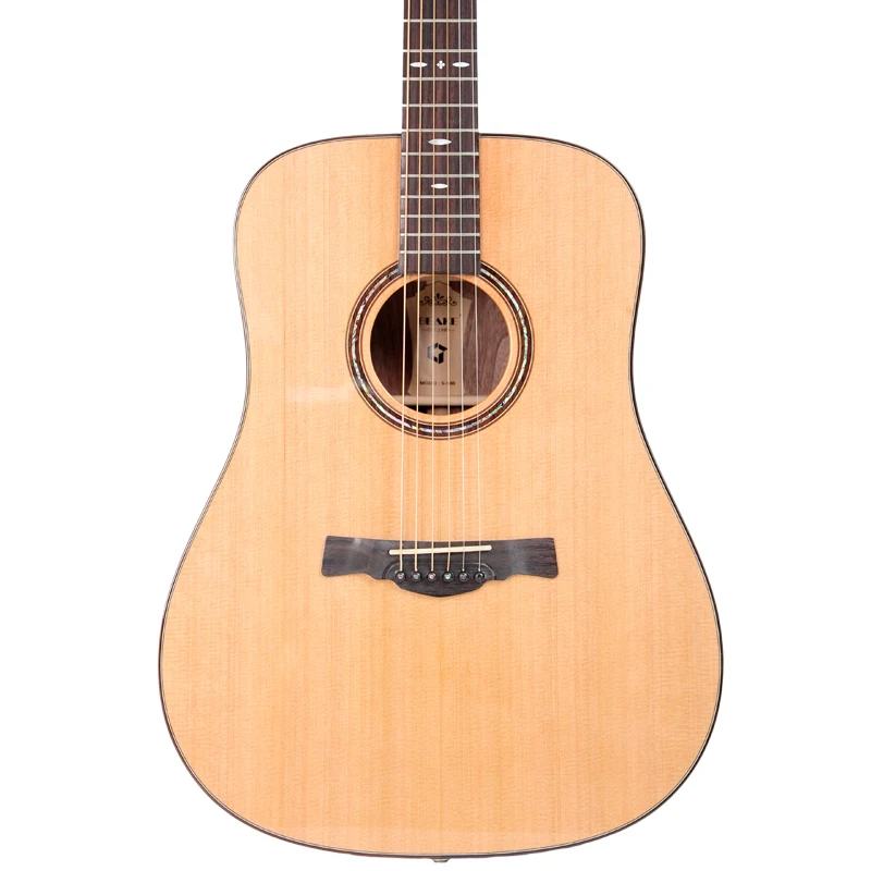 Ready to Ship Geake S-500 High quality hand made top solid cedar acoustic guitar