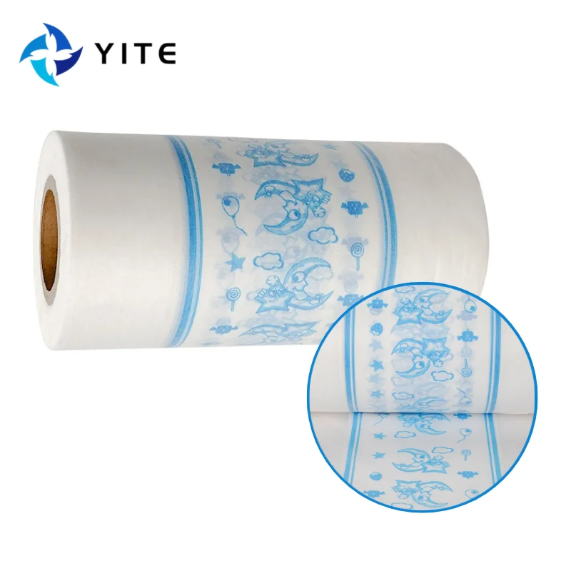 Custom OEM Color Printing Breathable PE Laminated Film Diaper Backsheet