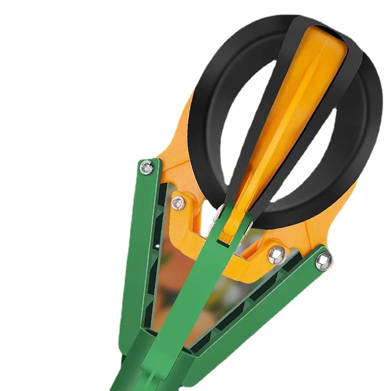 2-3.4 Meter fruit picker with rubber paw  Telescopic Long Pole Handle Fruit Picker Garden Tool