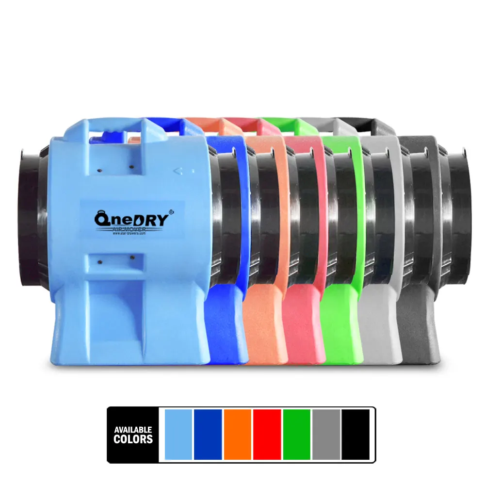 8inch 200mm low amps and cost CE SAA ETL axial radio industrial power plastic blower fan with ducting hoses for industry working