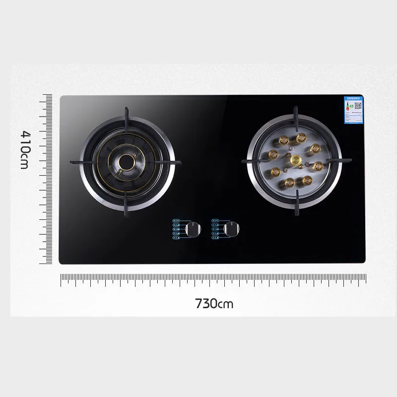 Современная портативная газовая плита из закаленного стекла