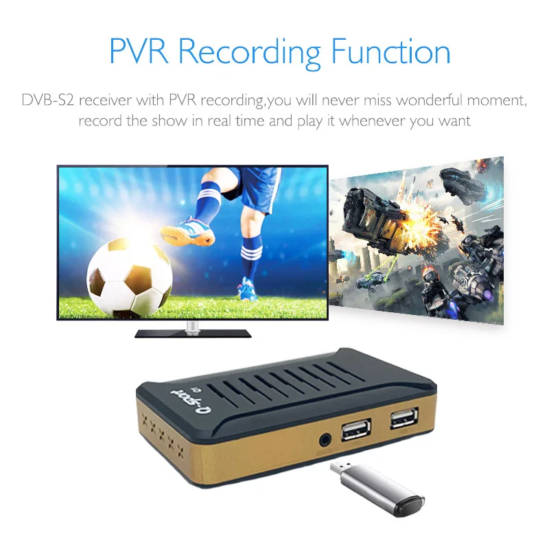 Q-Спортивная мини-камера для Android DVB-S2 TV Box с-цифра спутниковый телевизионный ресивер Авто FTA для Африки