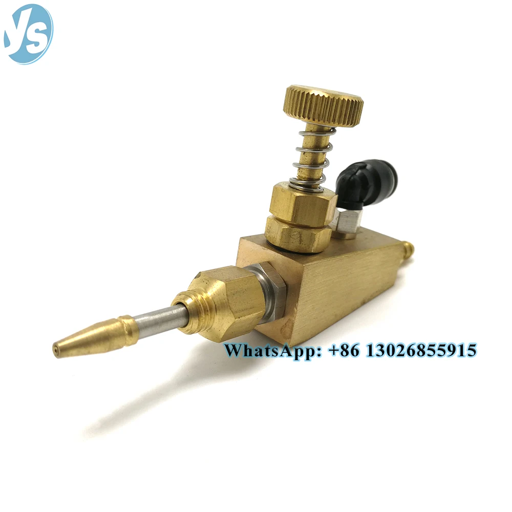 Micron Mist Siphon Round Spray Air Atomizing Nozzle, Customized Small Flow Rate Full Cone Air Misting Nozzle, Narrow Angle