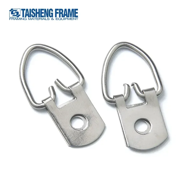 TS-K021 Metal picture frame hanger 200PCS Mirror hanging hook with screw frame accessories
