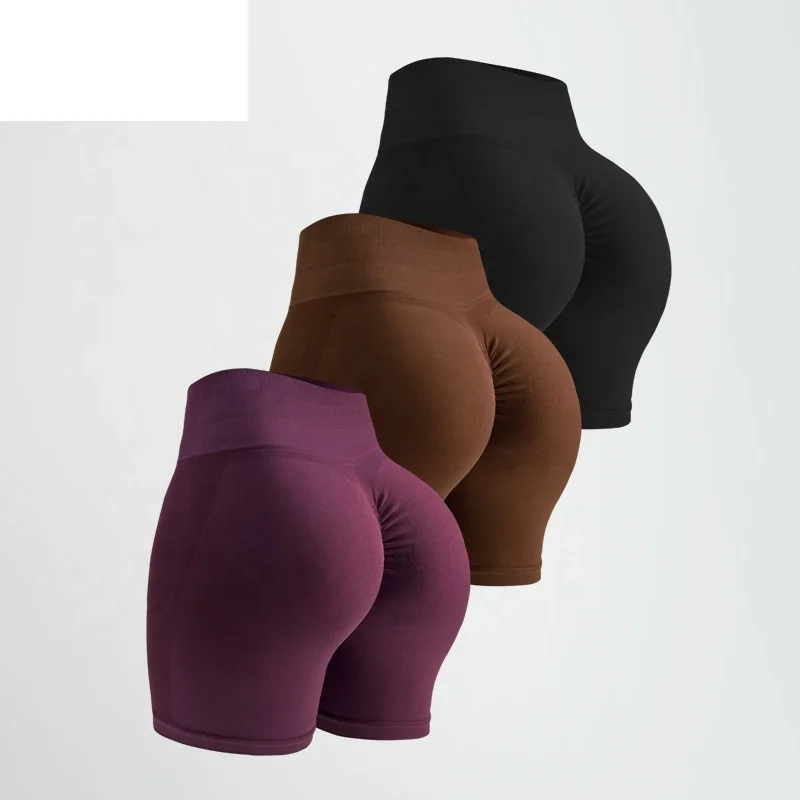 Бесшовные шорты для занятий спортом