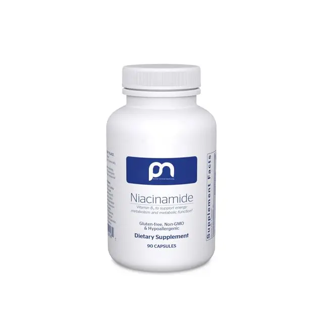 Private Label Niacinamide Vitamin B3 - 90 Capsules, Enhance Energy Metabolism,  Metabolic Function* for Optimal Health