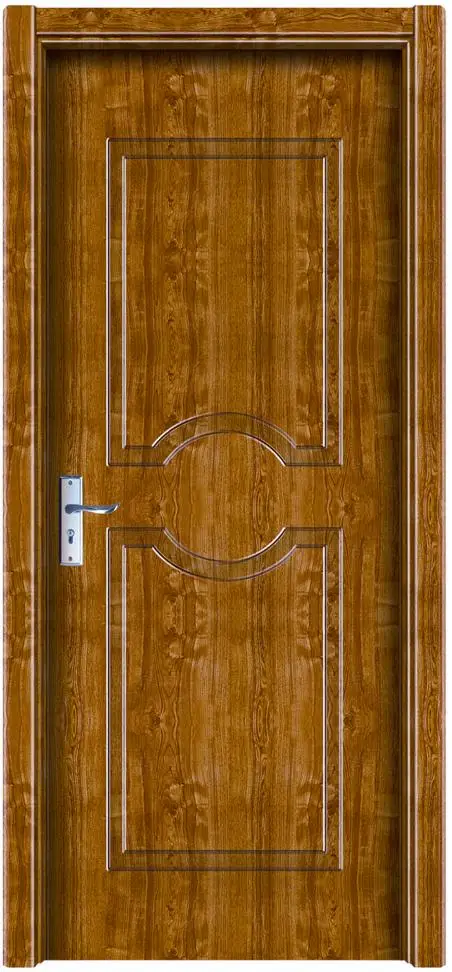 New Door Designs High Quality Interior Melamine Wooden Door  Fashion PVC Wooden Door For House
